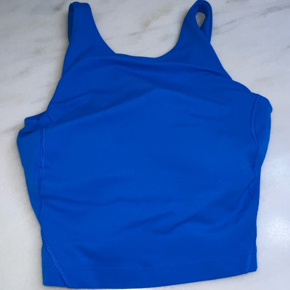 Lululemon Align High-Neck Tank Top
Poolside blue sz 0 snags in fabric used